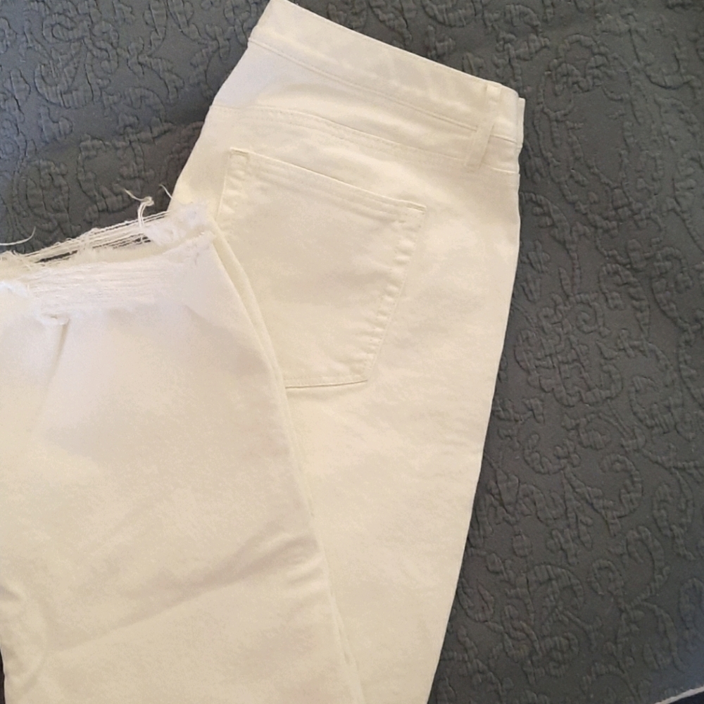 LOFT straight leg crop jeans